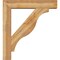 Ekena Millwork Funston Block Rough Sawn Bracket w/ Offset Brace, Western Red Cedar, 8"W x 40"D x 44"H BKT0806X40X44FST05RWR - alternate 2